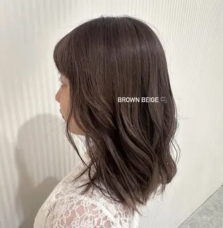 ミディアム yuka♡/暖色系/ ブリーチなしWカラーのヘアスタイル