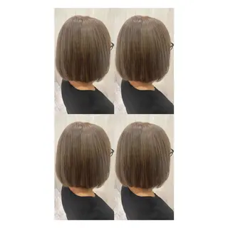 ショート カラー 店長✨レイヤー✖️ 髪質改善✖️韓国ヘアのヘアスタイル