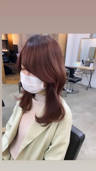 セミロング ハマサキ 【店長】のヘアスタイル