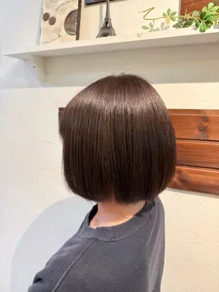 ショート カラー Hikari/暖色/ ブラウンカラー🤍のヘアスタイル