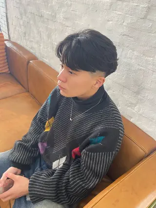 パーマ メンズ 岩下 侑里のヘアスタイル