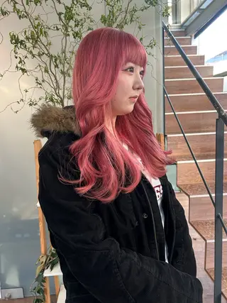 カラー かがやしづ ⭐️ベージュのヘアスタイル