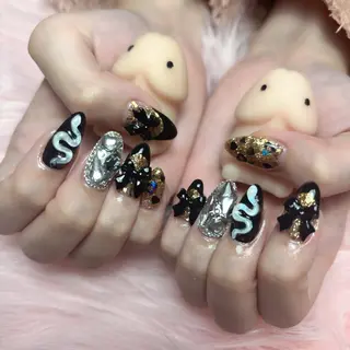セミロング salon de perlaのネイルデザイン