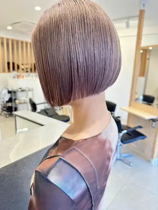 ミディアム カラー ✨ボブ・レイヤー・ トレンドカラー✨のヘアスタイル