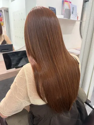 ミディアム 松永 果菜のヘアスタイル