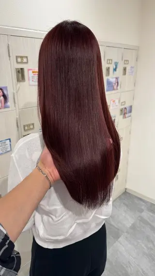 ロング カラー ツチイ リョウタのヘアスタイル