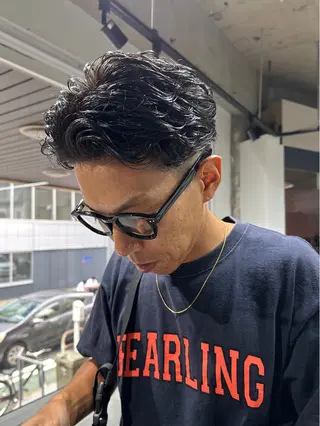 ショート パーマ メンズ メンズカット🌟 YUNAのヘアスタイル