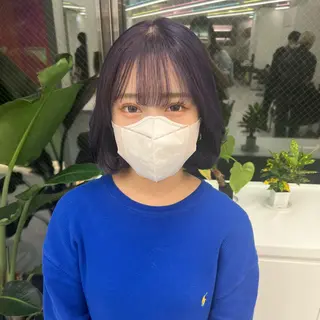 ショート カラー パーマ ヘアアレンジ メンズ キッズ ネイル マツエク・マツパ アイブロウ KANAMI 🌏のヘアスタイル