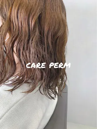 ミディアム パーマ ボブパーマコテ巻き風 パーマNo1深江秀平のヘアスタイル