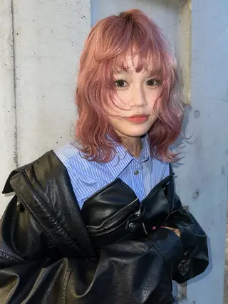ミディアム カラー 浅井咲良/栄・矢場町 /カラーモデルのヘアスタイル