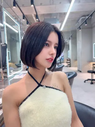 ショート カラー 髪質改善/韓国ヘア /透明感カラー🧸のヘアスタイル