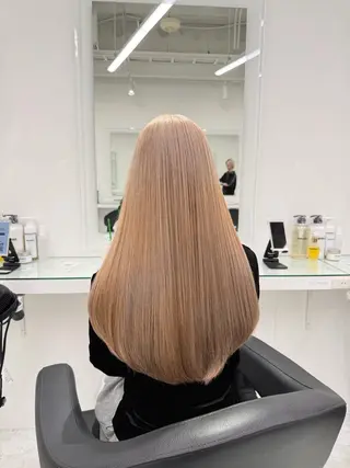 セミロング カラー ❄最強かわいいカラー ❄️MINA❄️のヘアスタイル
