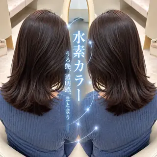 ミディアム 髙落 香帆のヘアスタイル