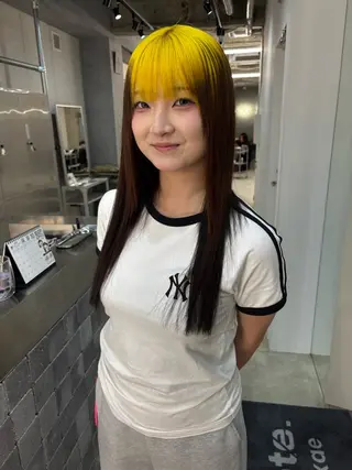 ロング カラー デザインカラー /rioのヘアスタイル