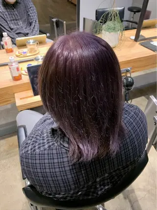 カラー 西村 颯世のヘアスタイル
