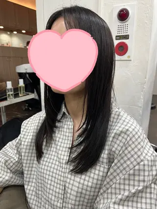 ロング 縮毛矯正🌟カラー╱ ╱いいじまのヘアスタイル