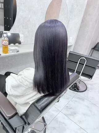 ミディアム カラー 🌺ハイトーン🌺 矢葺 なぎさ🌺🌺のヘアスタイル