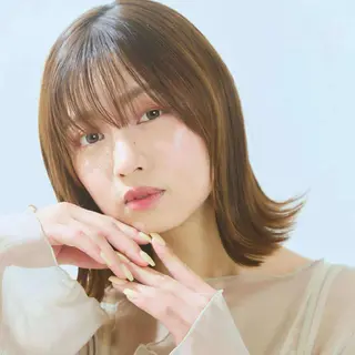 ミディアム REON 髪質改善 縮毛矯正のヘアスタイル