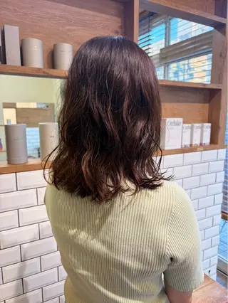 パーマ 🍒せいら🍒 /艶・暖色カラーのヘアスタイル