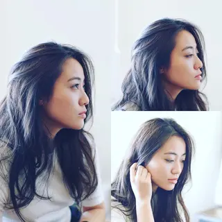 ロング 工藤 久美のヘアスタイル