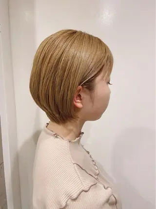ショート カラー マルヤマ リナの眉毛・アイブロウイメージ