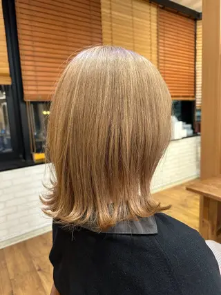ミディアム カラー 松本 耀清のヘアスタイル