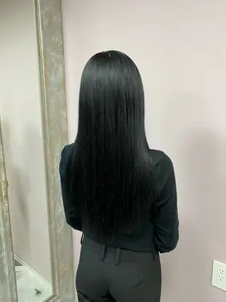ロング みる/ハイトーン ✨透明カラーのヘアスタイル