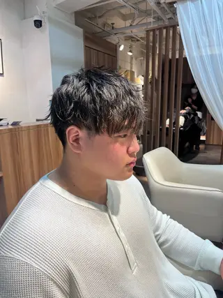ミディアム メンズ 韓国風メンズヘア 渋谷  🦢Yuiのヘアスタイル