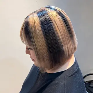 カラー BEHIND THE CURTAIN りこのヘアスタイル