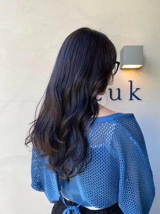 セミロング カラー 美容室 LOAのヘアスタイル