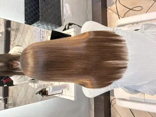 ロング カラー ダブルカラー/ 縮毛矯正🌼畔上のヘアスタイル