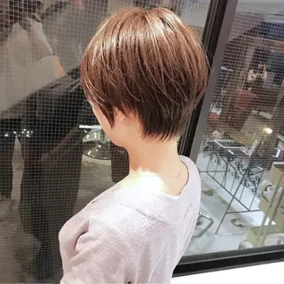 ショート カラー 大人女性ショート専門 tomodaのヘアスタイル