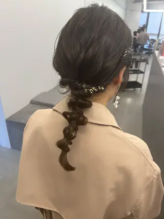 ヘアアレンジ hana ROCCO3rdのヘアスタイル