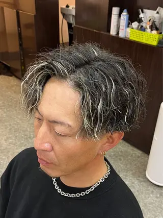 ミディアム パーマ 🌈予約の98%パ ーマ⭕️🌈福本のヘアスタイル