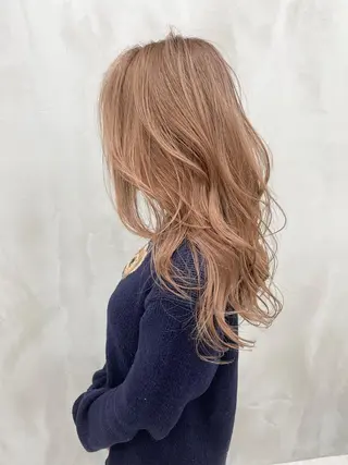 セミロング カラー 神野 雅樹のヘアスタイル
