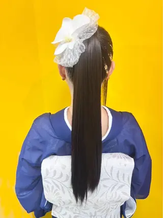 ロング ヘアアレンジ 新宿｜ヘアセット専門 ｜aira*｡ﾟのヘアスタイル