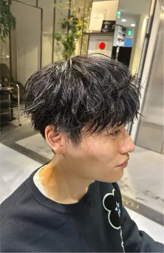 パーマ メンズ メンズ清潔感のプロ 💈メンズパーマ藤田のヘアスタイル