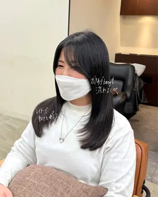 ミディアム fitするカット♡/ 多幸感/ふうか◠‿◠のヘアスタイル