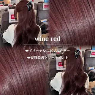 カラー 札幌韓国風艶カラー 🎀𝐒𝐀𝐇𝐎のヘアスタイル