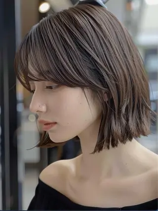カラー Noa🎀🫧 KNACK 東三国のヘアスタイル