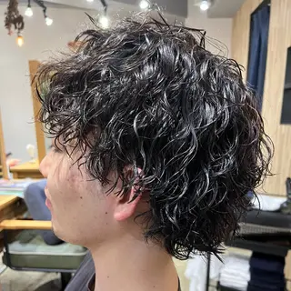 パーマ メンズ 新宿メンズカット/ パーマ/岩田進一のヘアスタイル