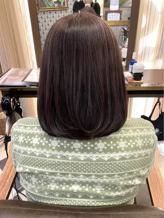 ミディアム 阿部 雲母のヘアスタイル