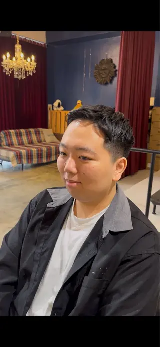 ショート メンズ トイ ハルトのヘアスタイル