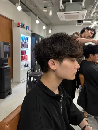 パーマ メンズ 下北沢メンズパーマ 特化園田　楓莉のヘアスタイル