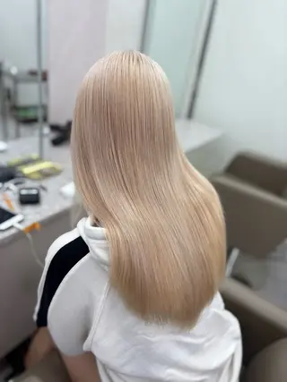 カラー ハイトーン/モテ髪 🎀hina🎀のヘアスタイル