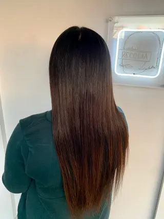 ロング 中村 靖彬のヘアスタイル