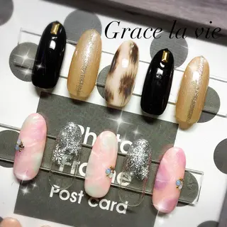 カラー ネイル Greace  la vieのネイルデザイン