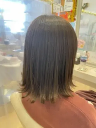 ミディアム カラー Hair&Cafe Matty’sのヘアスタイル