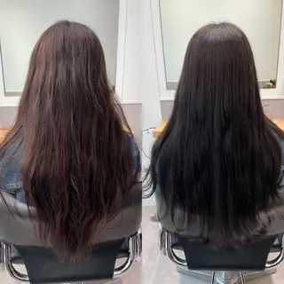 ミディアム カラー 髪質改善ヘアケア 艶髪特化/上田のヘアスタイル