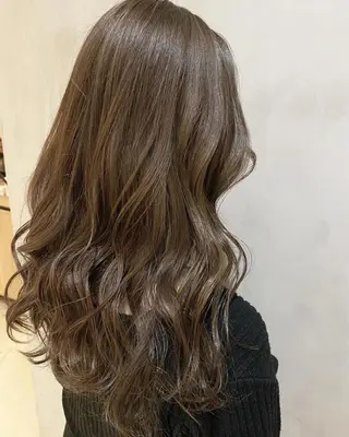 ロング カラー ヘアアレンジ ネイル マツエク・マツパ 夜23時まで予約🉑 reverieあきらのヘアスタイル